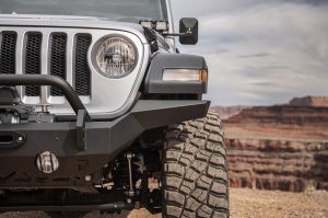 Jeep Wrangler JK Bumper - Front - Rugged Ridge - HD Full Width - Satin Black - 2018